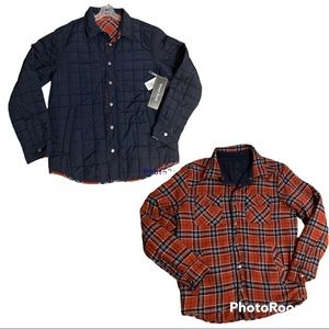 Grays Peak Outdoors Lightweight Reversible Shirt Jacket Size M